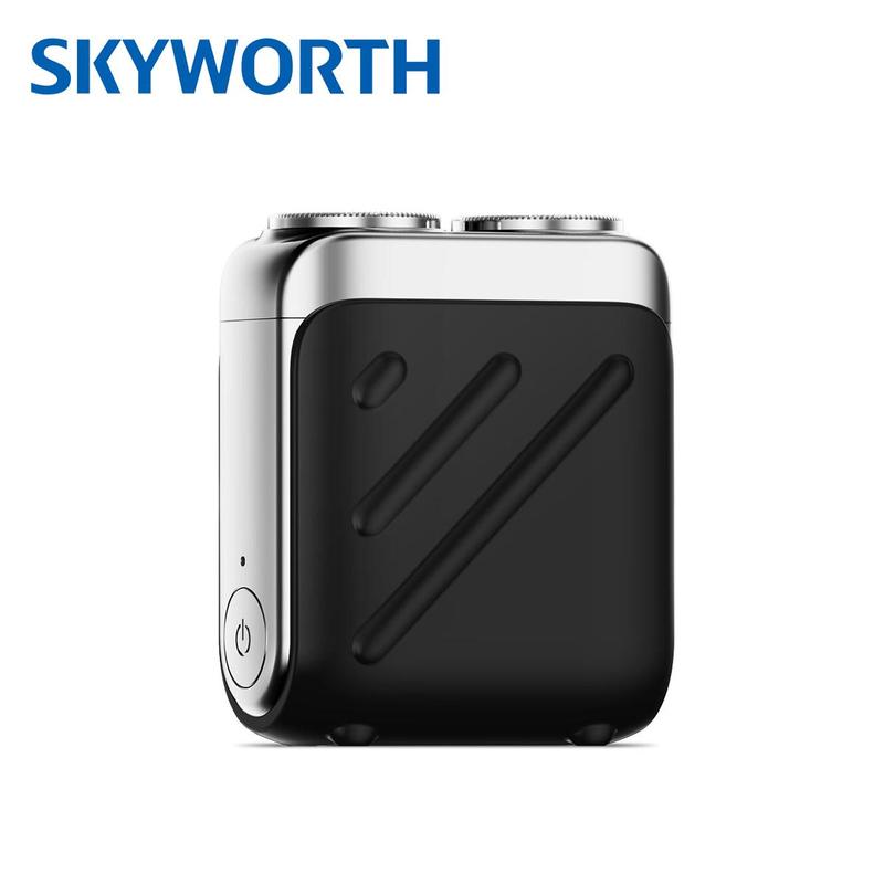 Skyworth Traveller Mini Electric Beard Shaver, Waterproof & Comfortable Double-Ring Magnetic Cutter, One-Button Long Lasting for Travel & Daily Use, 2025 New Beard Shaver Fathersdaygift Shaving Products
