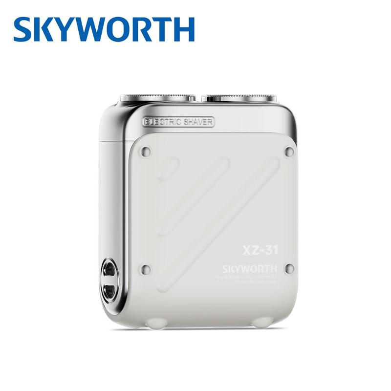 Skyworth Traveller Mini Electric Beard Shaver, Waterproof & Comfortable Double-Ring Magnetic Cutter, One-Button Long Lasting for Travel & Daily Use, 2025 New Beard Shaver Fathersdaygift Shaving Products