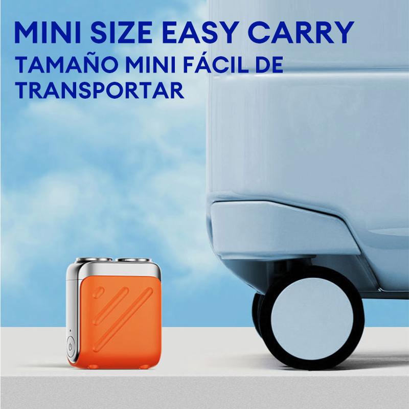 Skyworth Traveller Mini Electric Beard Shaver, Waterproof & Comfortable Double-Ring Magnetic Cutter, One-Button Long Lasting for Travel & Daily Use, 2025 New Beard Shaver Fathersdaygift Shaving Products