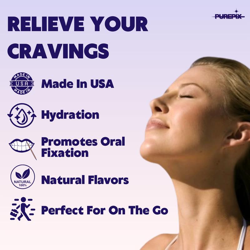 Purepix Quitpix to Help Quit Smoking Extra Thick Boosting Flavored Toothpicks with Lobelia - Oral Fixation - Nicotine Free - Kosher Made in USA