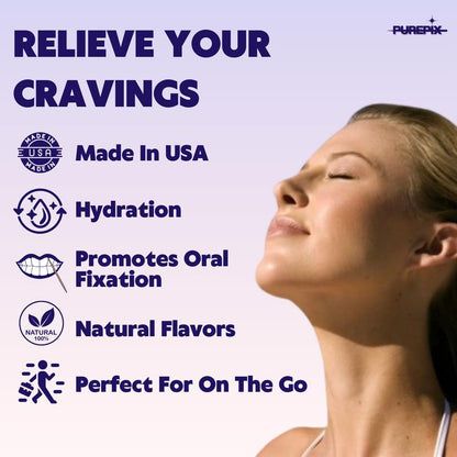 Purepix Quitpix to Help Quit Smoking Extra Thick Boosting Flavored Toothpicks with Lobelia - Oral Fixation - Nicotine Free - Kosher Made in USA